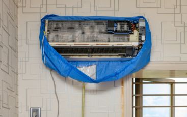 Aircond chemical cleaning deep wash service